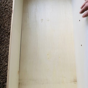 Ashley Store - More of the awesome job using glue on warped wood - Furniture Stores Near Me - Murrieta, California