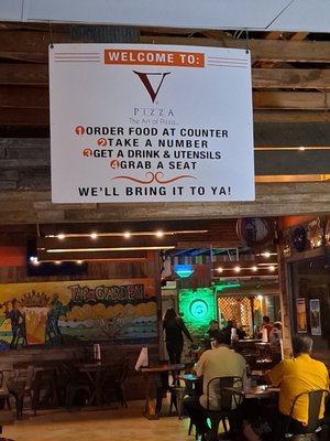 V Pizza + Tap Garden by null