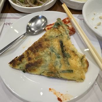 Hahm Ji Bach - Chive pancake - Korean Near Me - Flushing, New York Hahm Ji Bach - Chive pancake - Korean Near Me - Flushing, New York