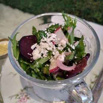Tea Time - Beet salad from garden party afternoon tea - Tea Rooms Near Me - Scottsdale, Arizona Tea Time - Beet salad from garden party afternoon tea - Tea Rooms Near Me - Scottsdale, Arizona