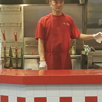 Five Guys - This guy is a master of the frier. Get the fries. - Burgers Near Me - Albany, New York