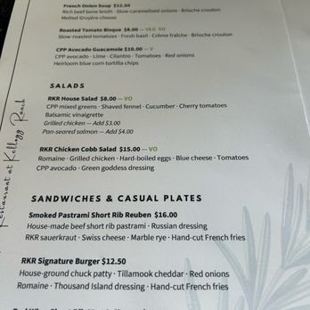 The Restaurant at Kellogg Ranch - The menu and prices - New American Near Me - Pomona, California