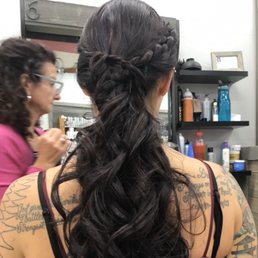The cross didn't last for more than 30 minutes. She did two braids separated and tied them and back of my head not French. The cross didn't last for more than 30 minutes. She did two braids separated and tied them and back of my head not French.