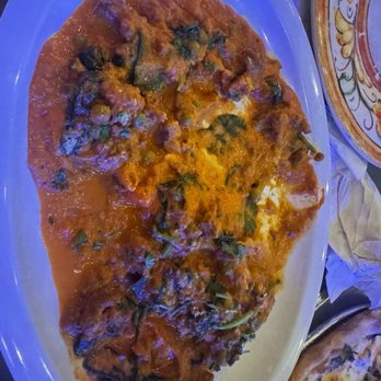 Ferraro's Italian Grille - Spinach ravioli w bolognese sauce - very good - Italian Near Me - Parrish, Florida