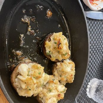 Carbonara - Crab stuffed mushrooms were tasty with a ton of crab included - Italian Near Me - Arlington, Virginia Carbonara - Crab stuffed mushrooms were tasty with a ton of crab included - Italian Near Me - Arlington, Virginia