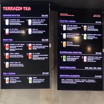 Terrazzo Tea - Menu - Bubble Tea Near Me - Austin, Texas Terrazzo Tea - Menu - Bubble Tea Near Me - Austin, Texas
