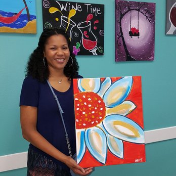 Joyful Expressions Paint and Taste - My cousins art came out really nice! - Paint & Sip Near Me - Gardena, California