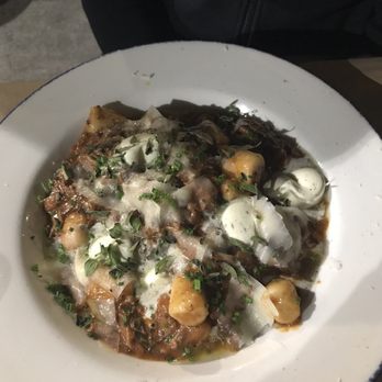 Ellie's - Gnocchi (sell your soul for it) lighting is a little bad because we were eating outside - Italian Near Me - Long Beach, California Ellie's - Gnocchi (sell your soul for it) lighting is a little bad because we were eating outside - Italian Near Me - Long Beach, California