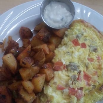 Peach's Restaurant - Lamb omelette with potatoes. - American Near Me - Chicago, Illinois