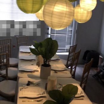 E-Rentals & Tents - Don't mind the blur that I butchered getting rid of. The blinds looked wonky. Don't worry, I had the lights turned off during the event - Party Equipment Rentals Near Me - Oxnard, California