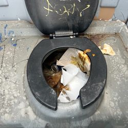 Applegate Market - So dirty and backed up with poop everywhere