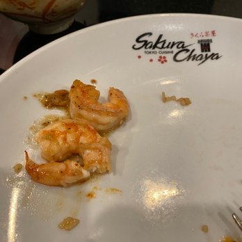 Sakura Chaya Clovis - The 2 shrimps we get with the diner plate. - Teppanyaki Near Me - Clovis, California Sakura Chaya Clovis - The 2 shrimps we get with the diner plate. - Teppanyaki Near Me - Clovis, California