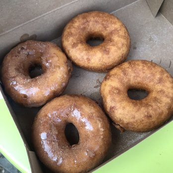 Annie's Hot Donuts - Two plain and two glazed. - Donuts Near Me - Mount Pleasant, South Carolina Annie's Hot Donuts - Two plain and two glazed. - Donuts Near Me - Mount Pleasant, South Carolina