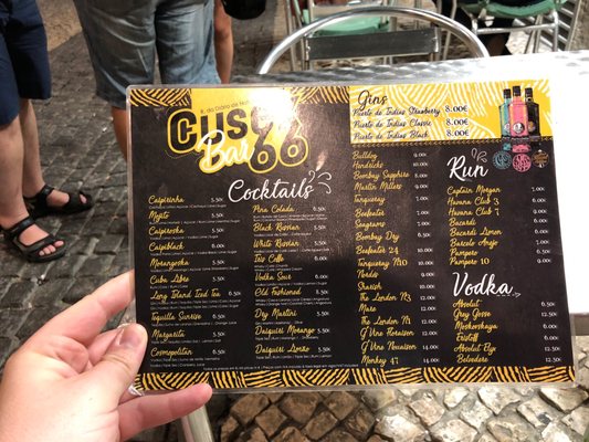 Menu photo 2 Cusek Bar Lisbon, 11