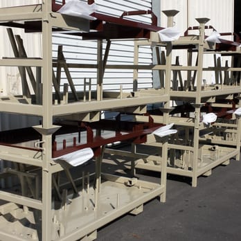 Calhot - Tool tables for Dakota Ag powder coated by CalHot Coating. - Powder Coating Near Me - Modesto, California