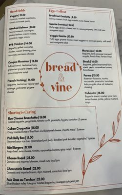 Menu photo 3 Bread & Vine Galena, IL