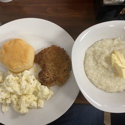 KB’s Kitchen - Grits with salmon croquettes