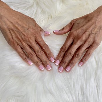 Aria Nails Spa - I decided to for PINK w white tips for summer. Goes with everything fun and LOVE   Number 197 pink  Thank you Amy!!!! - Nail Salons Near Me - Sierra Madre, California