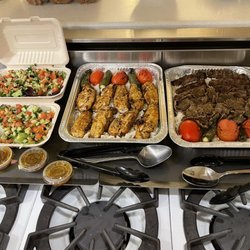 JeJe Mediterranean Grill - 2 Family Meals - Chicken Kebab and Beef Gyro/Lule Combo