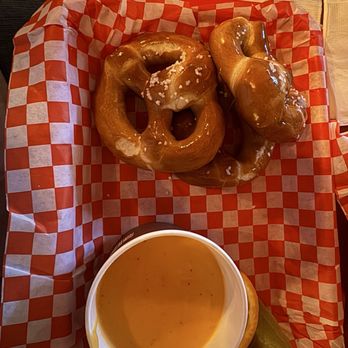 Red Dog Saloon - Petersburg Pretzels were so soft and hot! - American Near Me - Juneau, Alaska Red Dog Saloon - Petersburg Pretzels were so soft and hot! - American Near Me - Juneau, Alaska