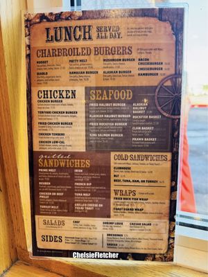 Menu photo 2 The Nugget Sitka, AK Menu photo 2 The Nugget Sitka, AK
