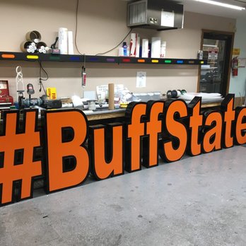 Santoro Signs - We love our hometown of Buffalo, NY. Here's some large channel letters made for our friends over at Buffalo State College. Go Bengals! - Signmaking Near Me - Buffalo, New York Santoro Signs - We love our hometown of Buffalo, NY. Here's some large channel letters made for our friends over at Buffalo State College. Go Bengals! - Signmaking Near Me - Buffalo, New York