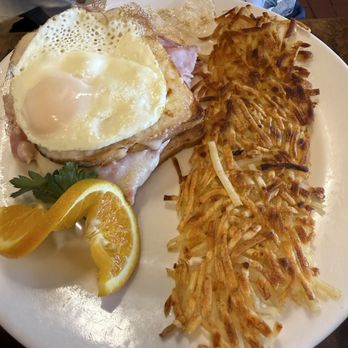 Ghinis French Caffe - Classic Ham Croque - French Near Me - Tucson, Arizona