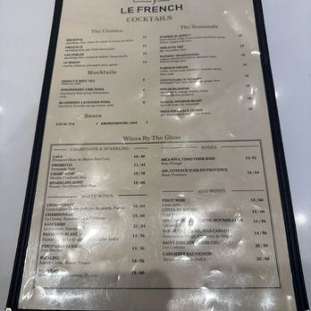 Le French - Menu - French Near Me - Denver, Colorado Le French - Menu - French Near Me - Denver, Colorado