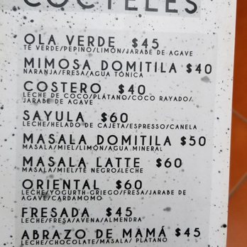 Domitila - cocktail page - Breakfast & Brunch Near Me - Colima, COL