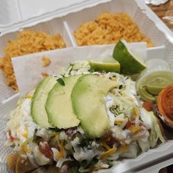 El Pilar - Flautas with double rice