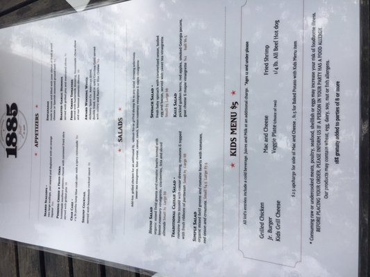Menu photo 6 1885 Grill Chattanooga, TN