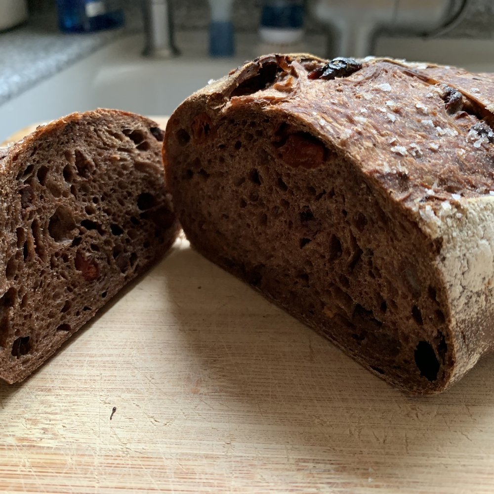 Chocolate chip sour cherry sourdough Chocolate chip sour cherry sourdough