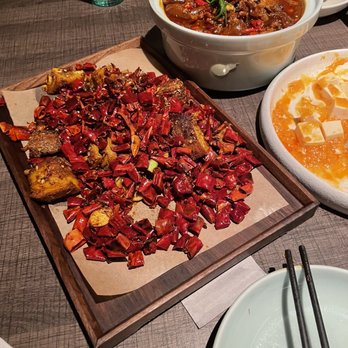 Uluh - Sichuan Spiced Lamb Ribs with Bones Crab Tofu Boneless Pork Trotters - Tea Rooms Near Me - New York, New York Uluh - Sichuan Spiced Lamb Ribs with Bones Crab Tofu Boneless Pork Trotters - Tea Rooms Near Me - New York, New York