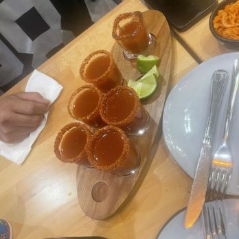Santo Fish Restaurant - 6 Piece Oyster Shooters - Seafood Near Me - Pico Rivera, California Santo Fish Restaurant - 6 Piece Oyster Shooters - Seafood Near Me - Pico Rivera, California