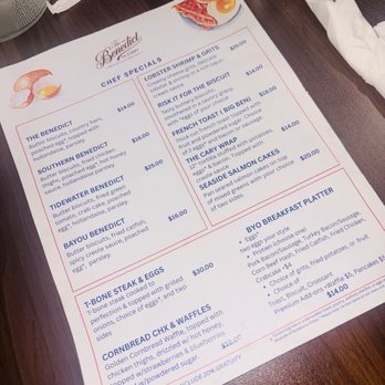The Benedict - Menu - Breakfast & Brunch Near Me - Richmond, Virginia