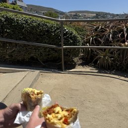 Left: OC burrito Right: Ranchero Burrito