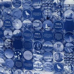 THIS IS HOLLAND - Delft blue wall of facts