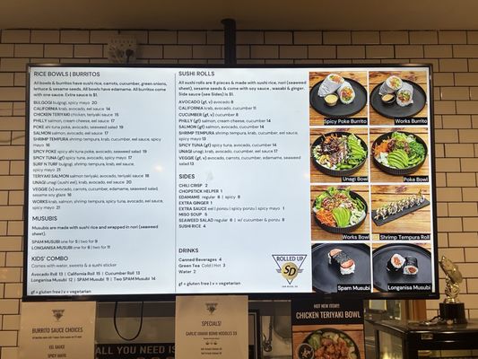 Menu photo 1 Rolled Up Carlsbad, CA