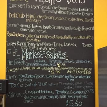 The Market - Wraps and salad menu - American Near Me - Lewisburg, West Virginia