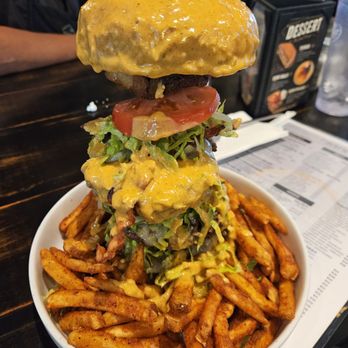 Da Burger Wing Hub & Bar - Godzilla burger - Burgers Near Me - Kapolei, Hawaii