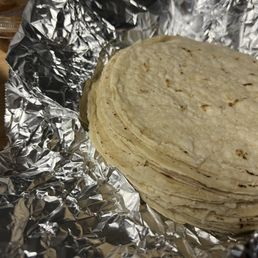 Generous amount of tortillas Generous amount of tortillas