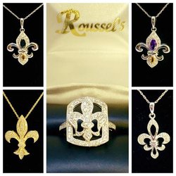 Roussel's Fine Jewelry & Gifts - Gold Fleur De Lis