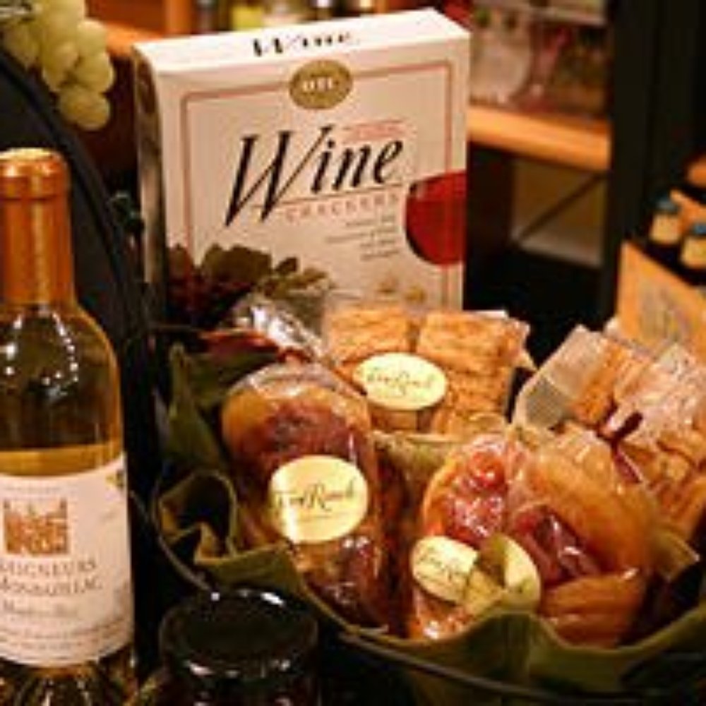 Old World Market - a basket of wine, bread, and cheese - Specialty Food Near Me - Valparaiso, Indiana