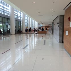 Otherwise empty hallway at the James Cancer Hospital as Marsha is here to see her brother in ICU