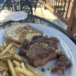 Husby's Food & Spirits - Prime rib sandwich