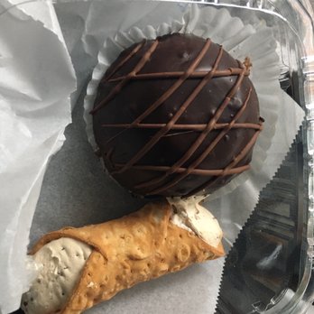 Bova's Bakery - Cappuccino cannoli, chocolate bomb - Bakeries Near Me - Boston, Massachusetts