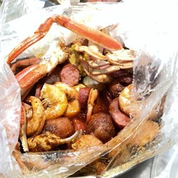 Crafty Crab - A. Snow Crab & Headless Shrimp Potato Sausage (1/2 pound) Boiled Eggs