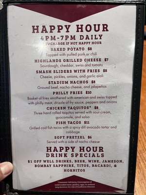 Menu photo 3 Highland's Brew Pub Eugene, OR