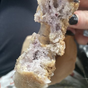 Evergreen Donuts - The blueberry donut crumb - Donuts Near Me - Lynnwood, Washington