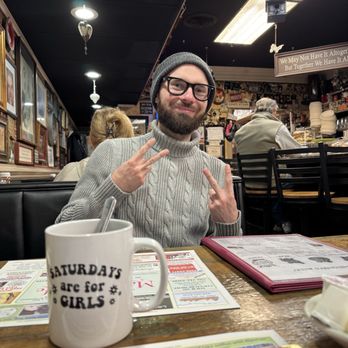 Marilyn's Cafe - Coffee, eclectic decor and one very happy customer! - Diners Near Me - Chester, New Jersey Marilyn's Cafe - Coffee, eclectic decor and one very happy customer! - Diners Near Me - Chester, New Jersey